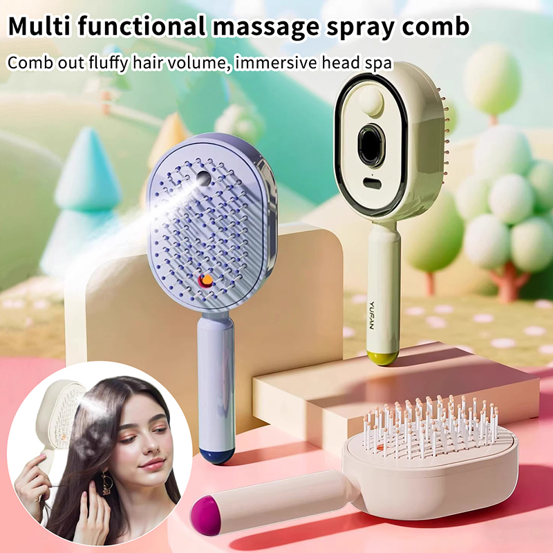 Scalp Massager Electric - Electric Spray Air Cushions Massage Comb