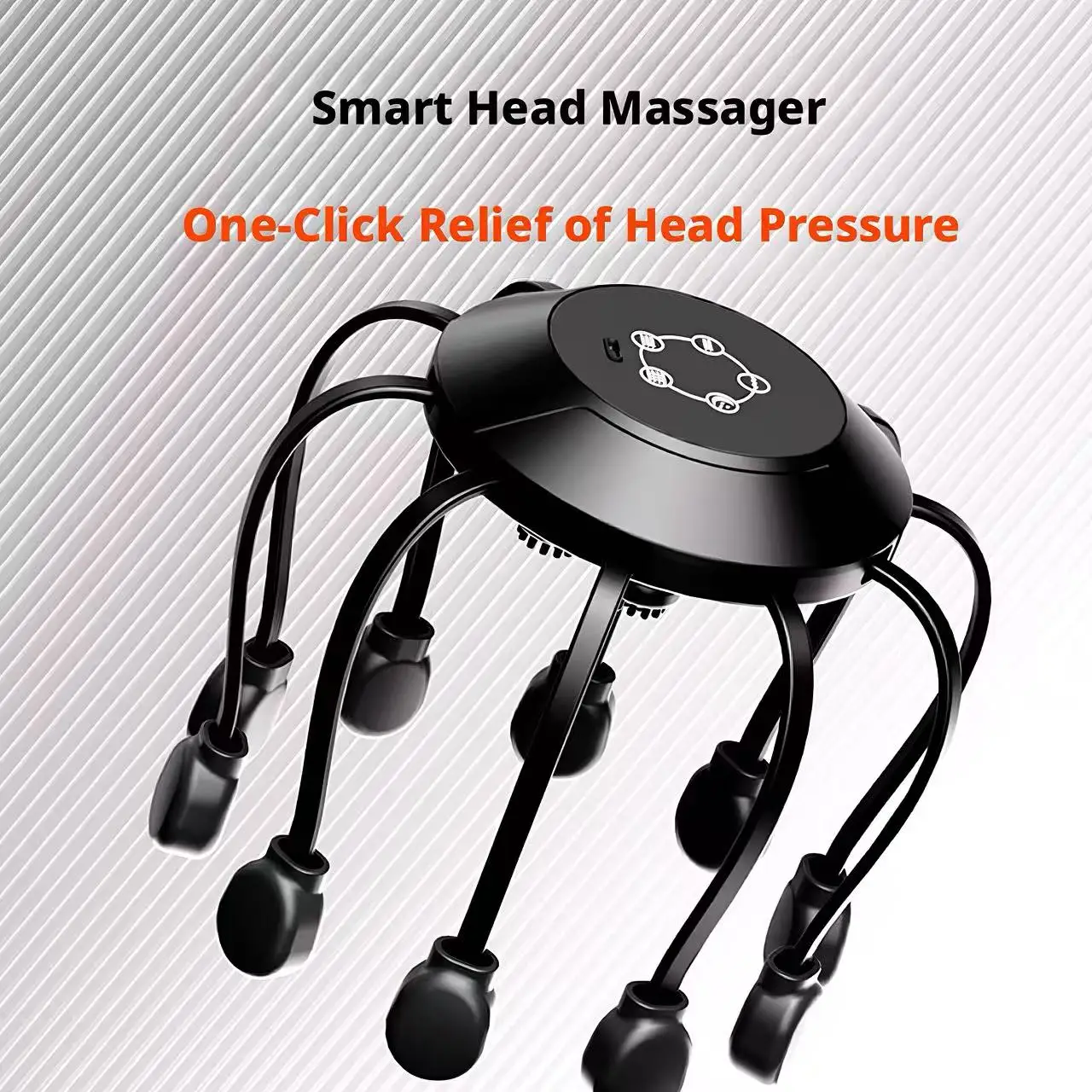 Scalp Massager Electric - 360° Octopus Head Massager Features long-lasting