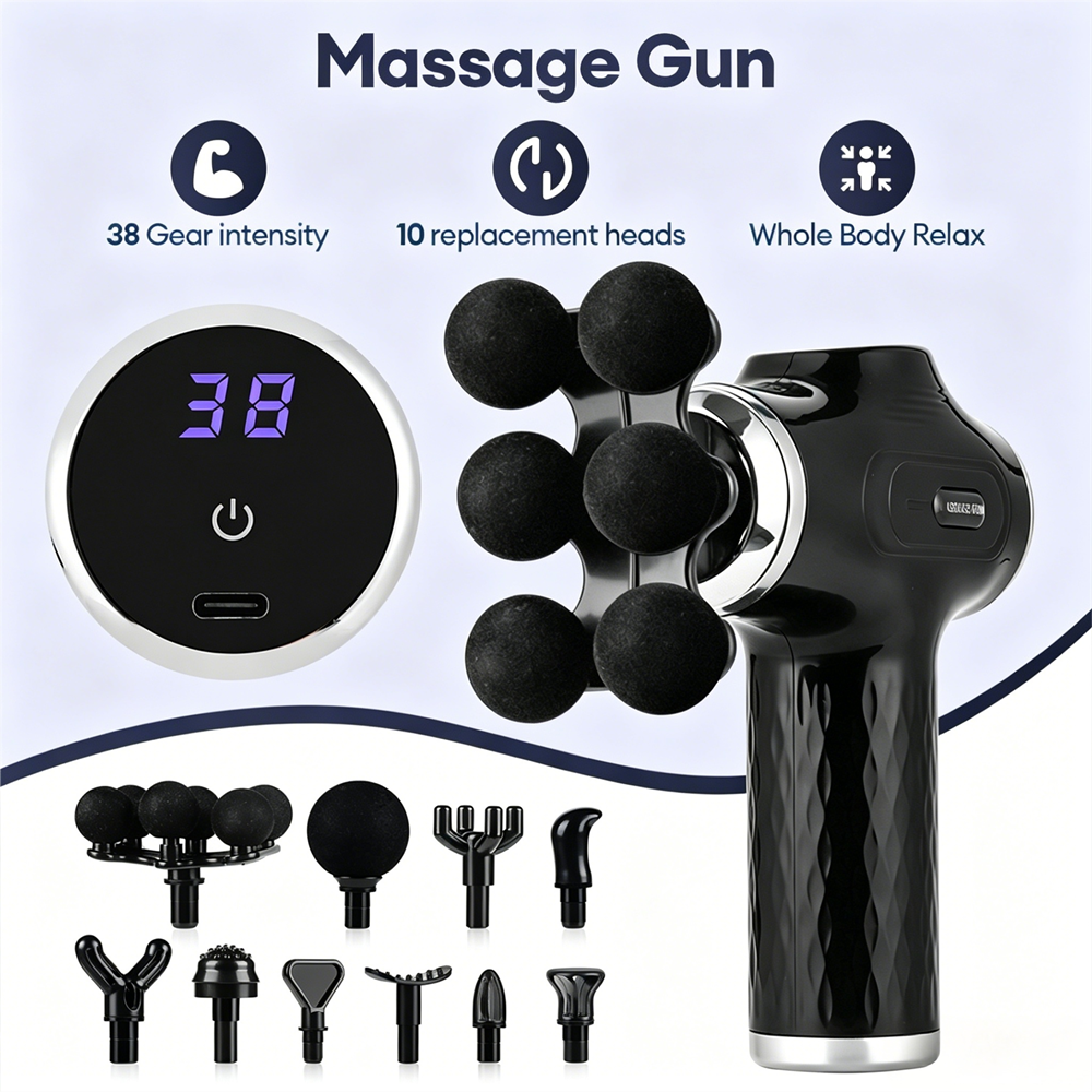 Scalp Massager Electric - Mini Fascia Gun 38 Level High