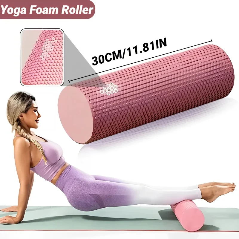 Foam Roller Trigger Point - Hexagonal EVA Foam Yoga Roller, 9.5cm