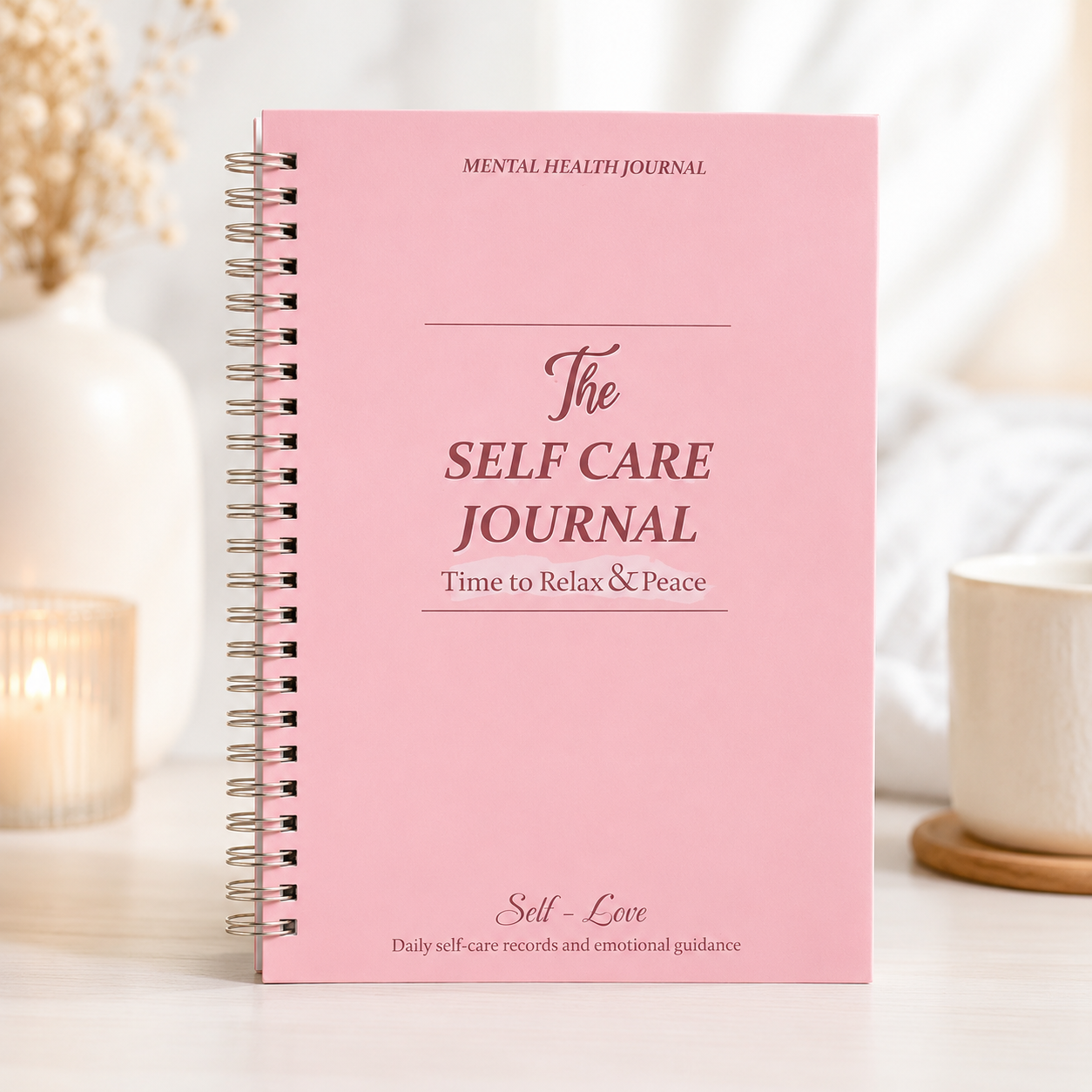 Health Wellness Guide - Daily Self-Care Journal, 5-Minute Guided Mental