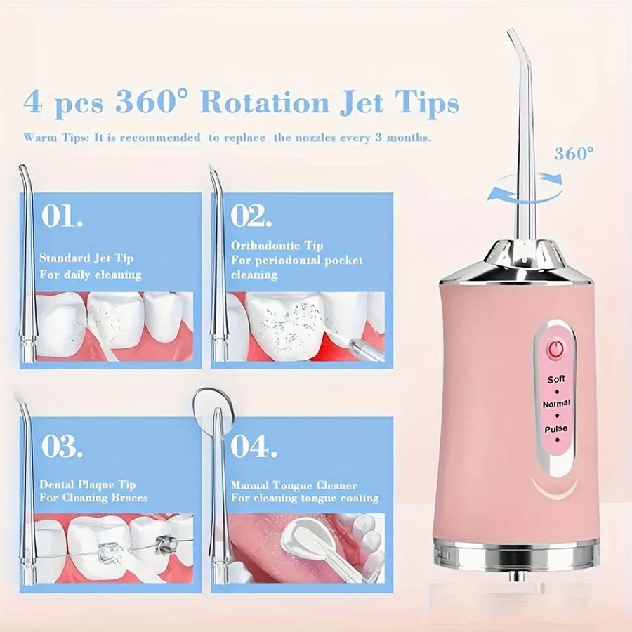 4/8/12 Pcs/Set Replaceable Ora - Oral Irrigator Flosser avis et prix