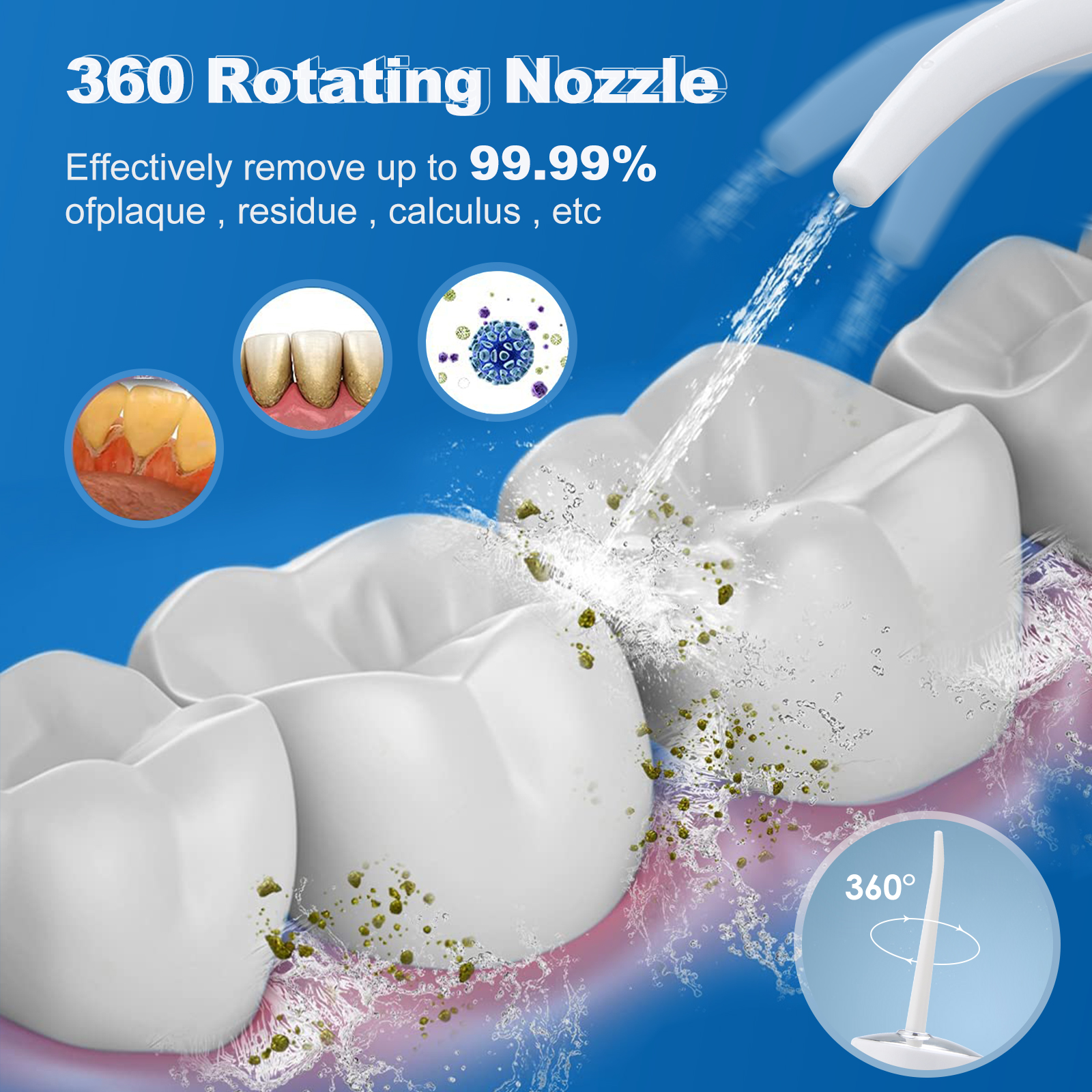 Portable Water Flossers for Te - Oral Irrigator Flosser avis et prix