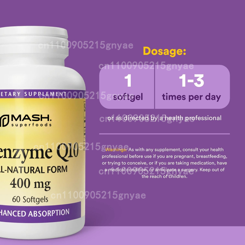 120PCS Coenzyme Q10 Capsules P - Health Wellness Food avis et prix
