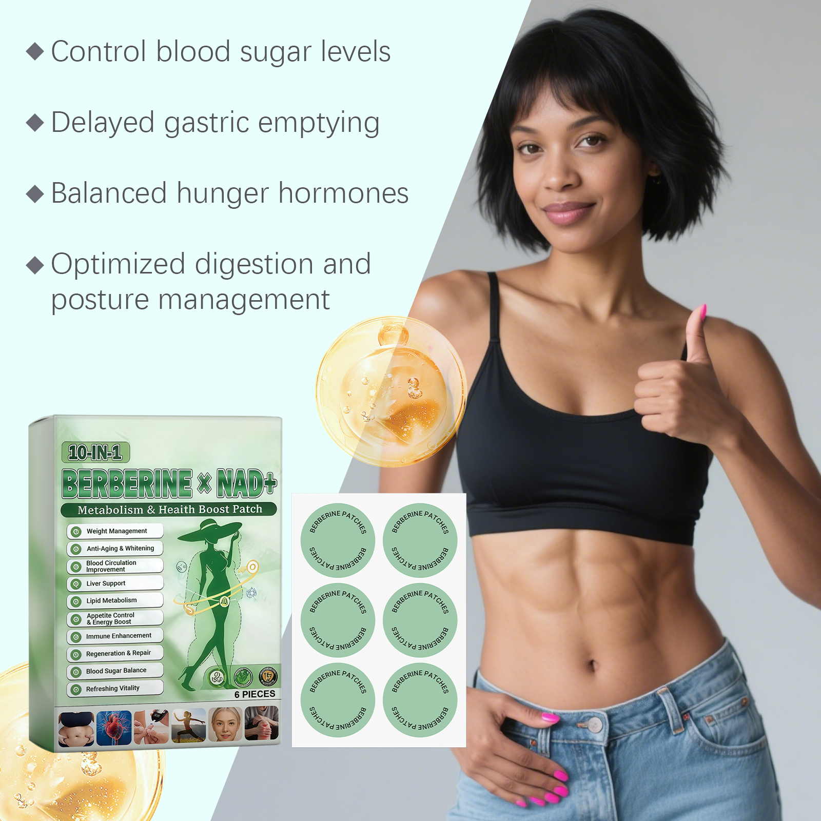 6pcs Berberine X Nad + Weight  - Xbody Health & Wellness Functional Integrative Medicine Office & Medical Spa Reviews avis et prix
