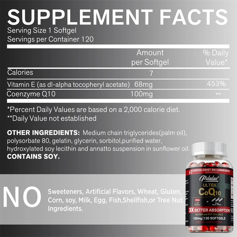 120 Coenzyme Q10 Capsules Prov - Health Wellness Products avis et prix