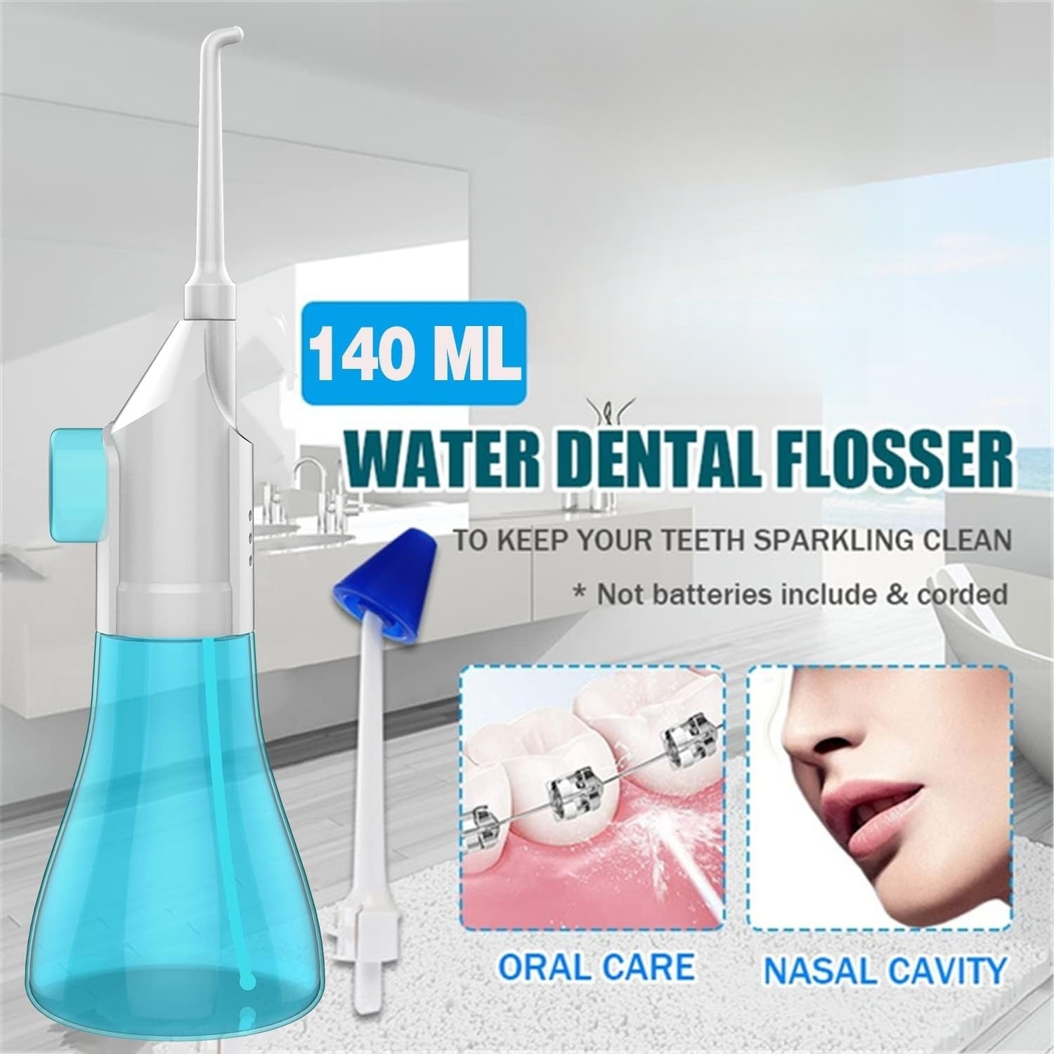 110ML/140ML Portable Hand-Powe - Oral Irrigator Flosser avis et prix