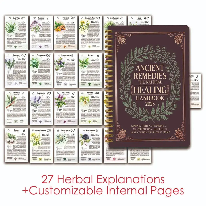 Natural Remedies Handbook with - Health & Wellness Unit avis et prix