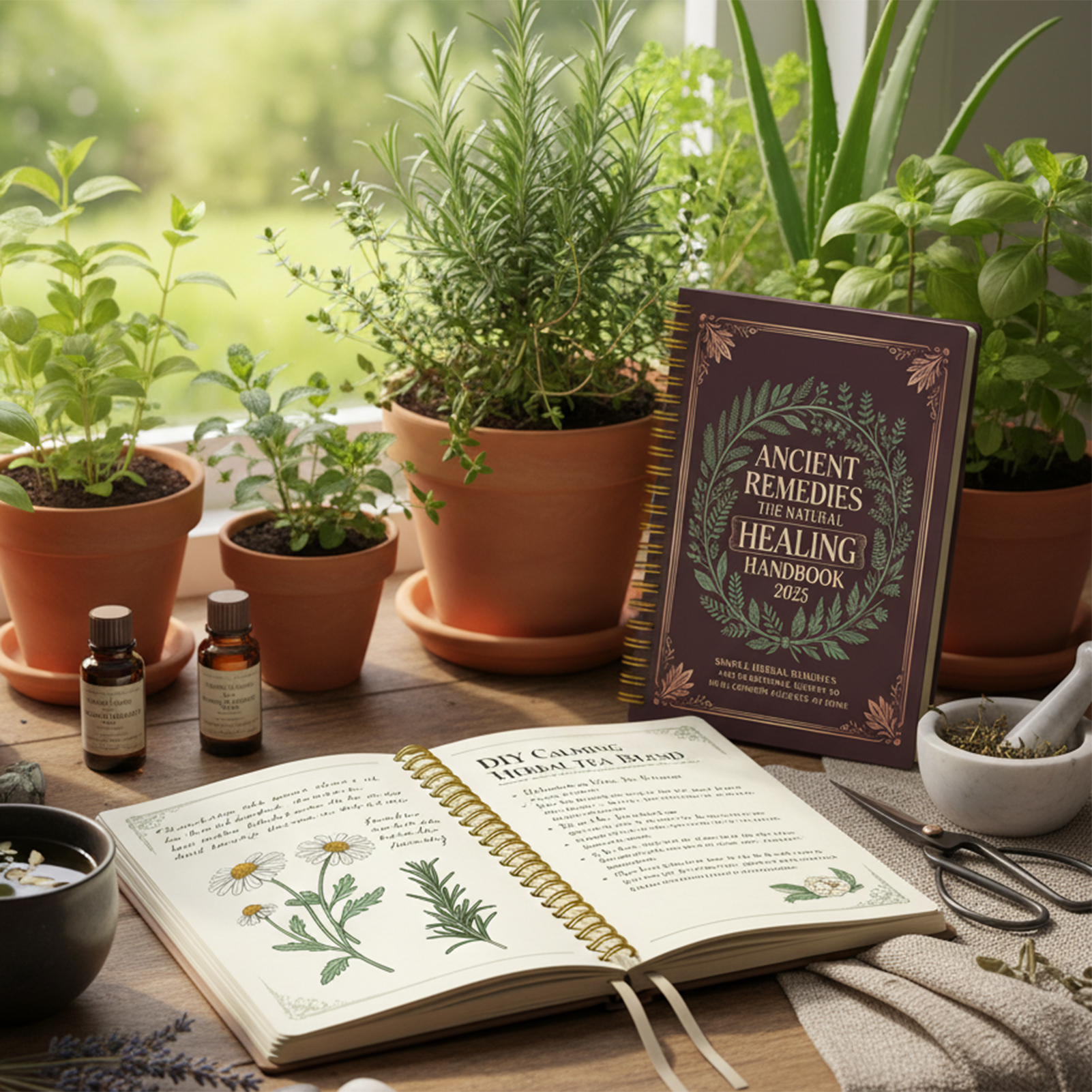 Natural Remedies Handbook with - Health & Wellness Unit avis et prix