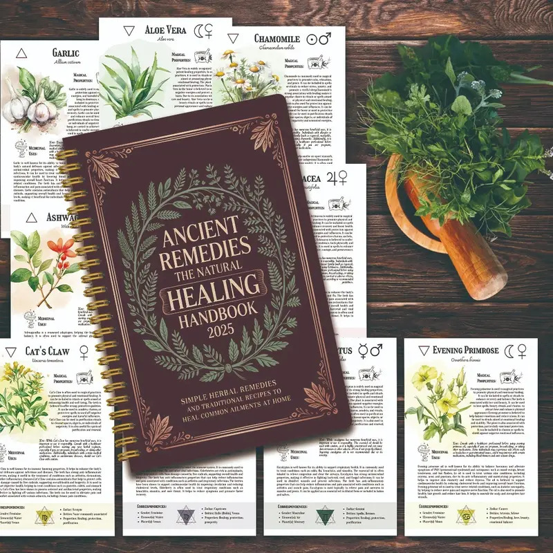 Natural Remedies Handbook with - Health & Wellness Unit avis et prix