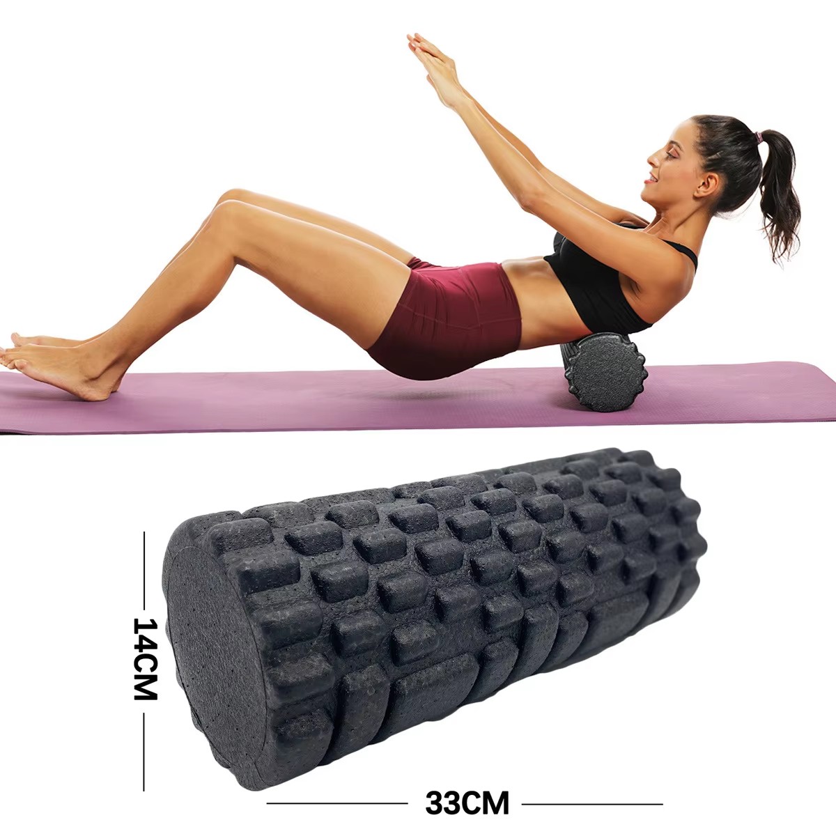 30/33cm Fitness Foam Roller Yo - Foam Roller Trigger Point avis et prix