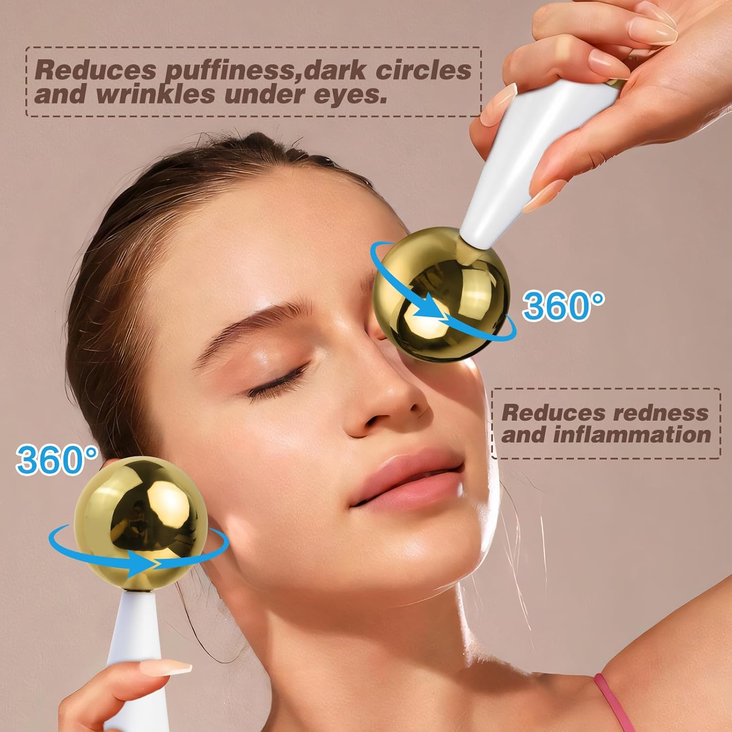 Ice Globes for Face Eyes Steel - Ice Roller Face Cold avis et prix
