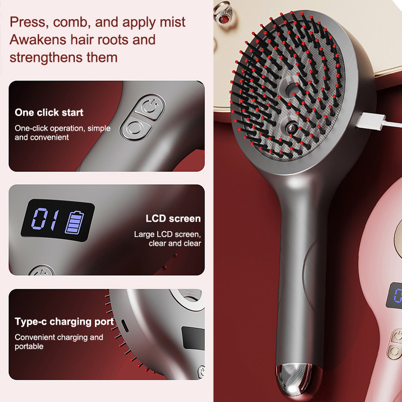 Electric Spray Massage Comb Ha - Scalp Massager Electric avis et prix