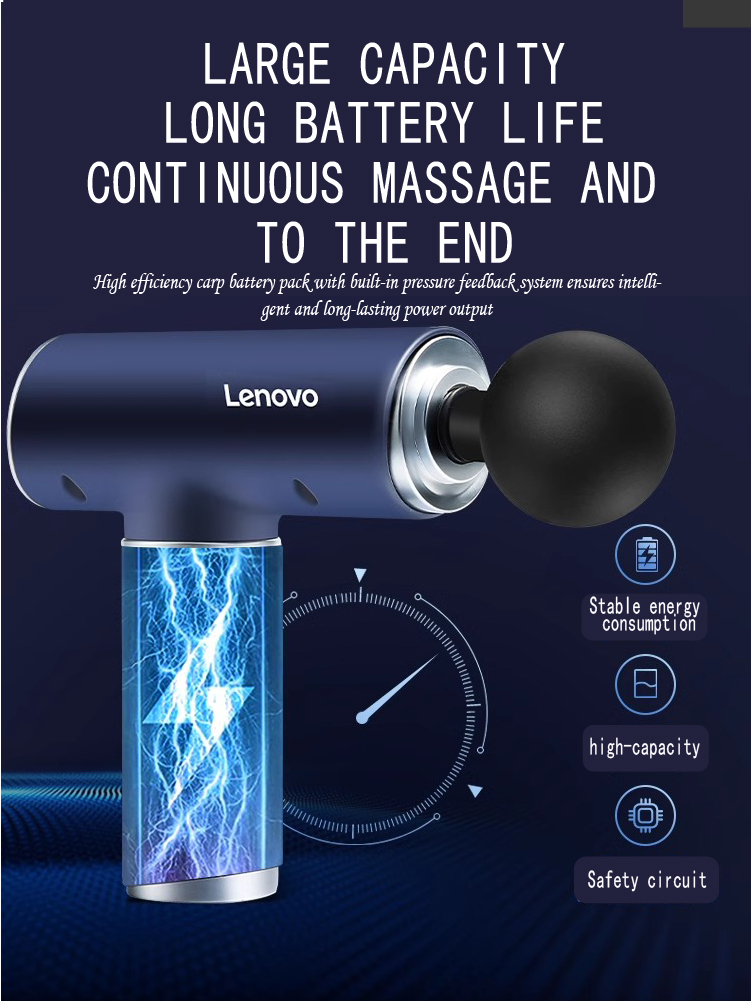 Lenovo 6 Heads Fascia Gun Prof - Scalp Massager Electric avis et prix