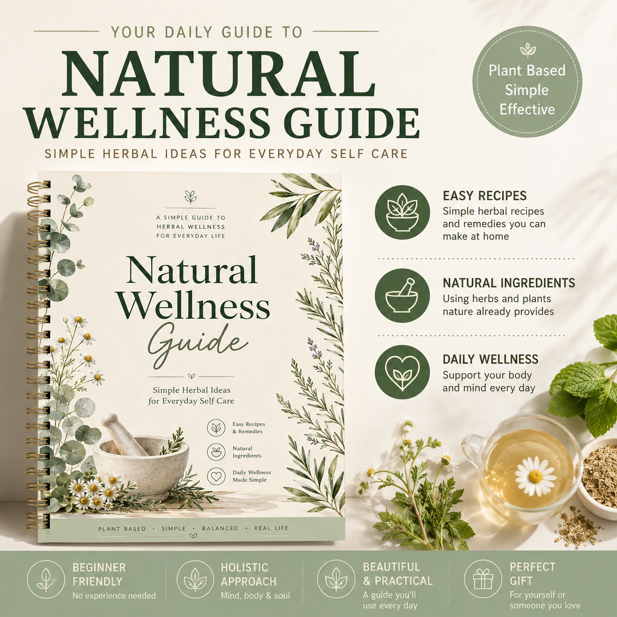 Natural Herbal Healing Guide B - Health Wellness Guide avis et prix