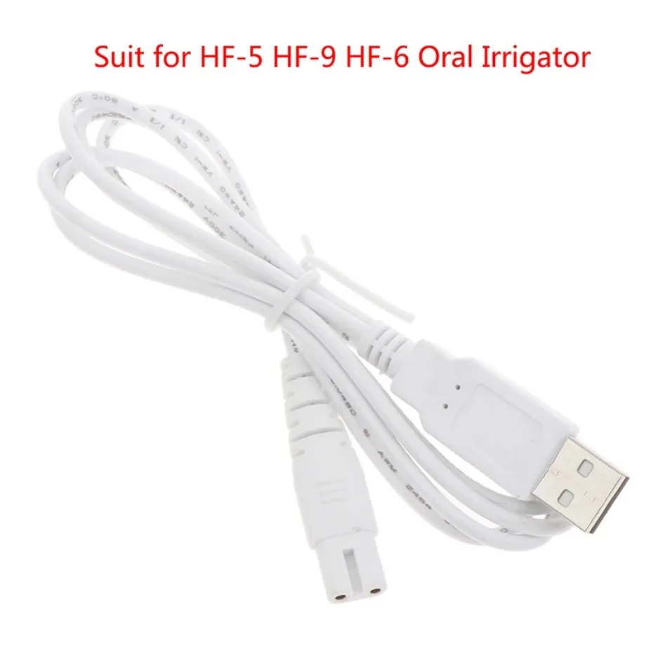 White USB Cable Charging Line  - Oral Irrigator Flosser avis et prix