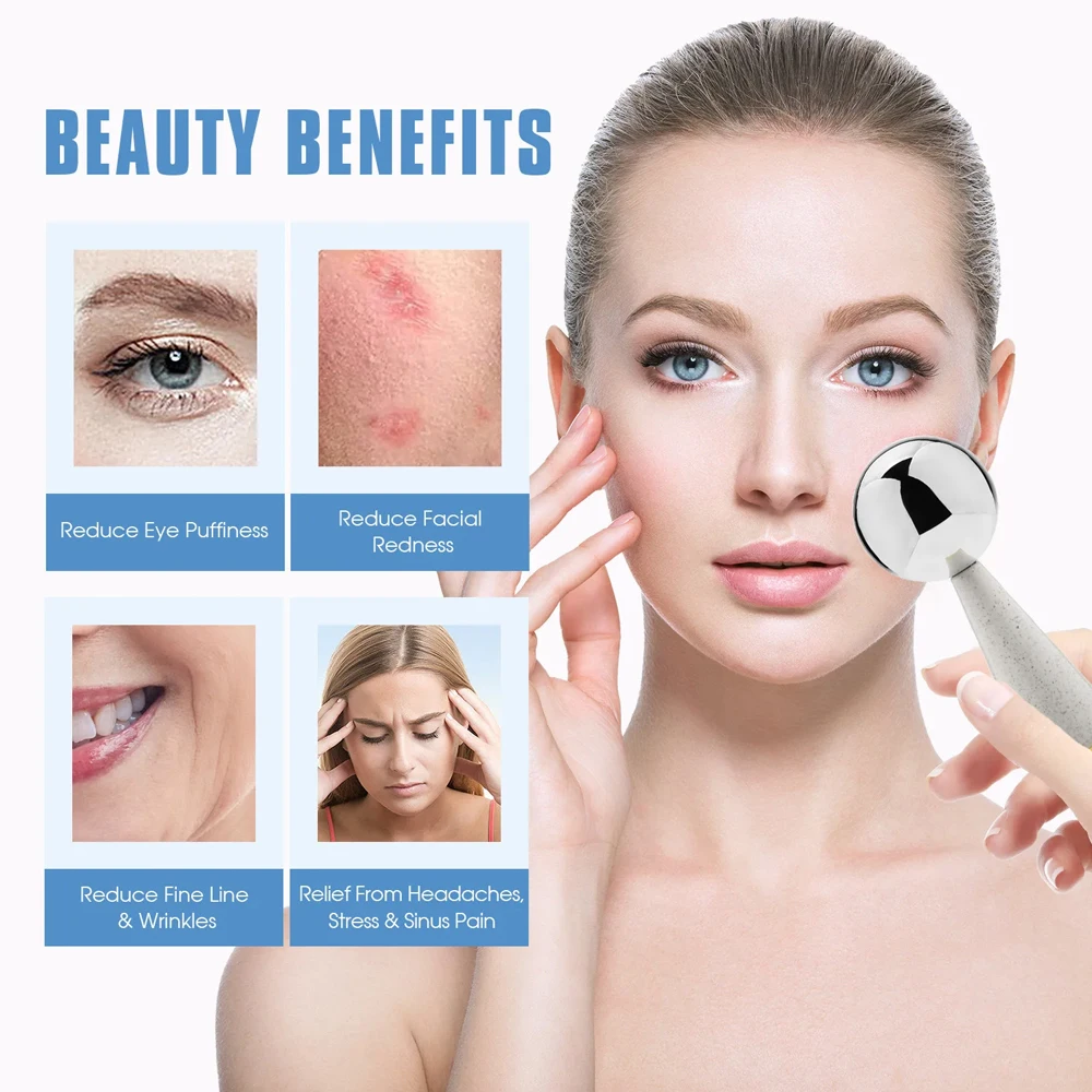 Ice Globes for Facials 360 Rot - Ice Roller Face Cold avis et prix