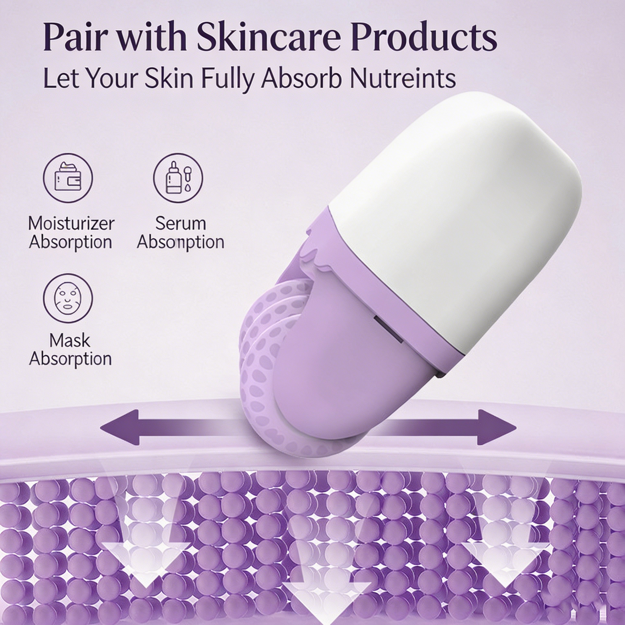 2-in-1 Cold Compress Massager  - Ice Roller Face Cold avis et prix